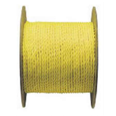Eat-In 0.37 x 400 in. Twisted Polypropylene Rope, Yellow EA3242965